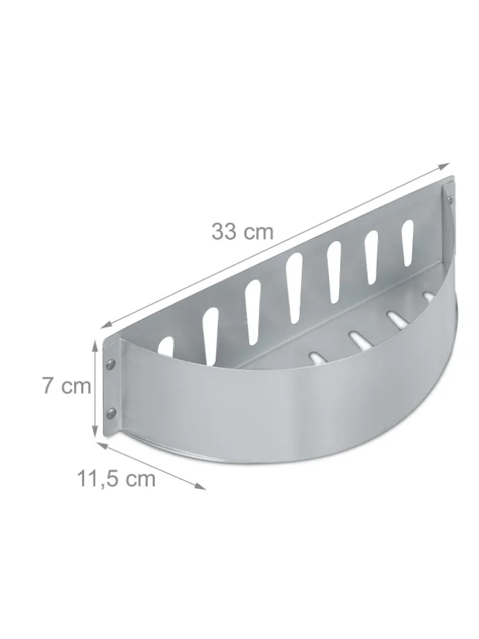 2x Kohlekorb in Silber