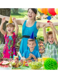 10x Lampions in Bunt - Ø 20 cm