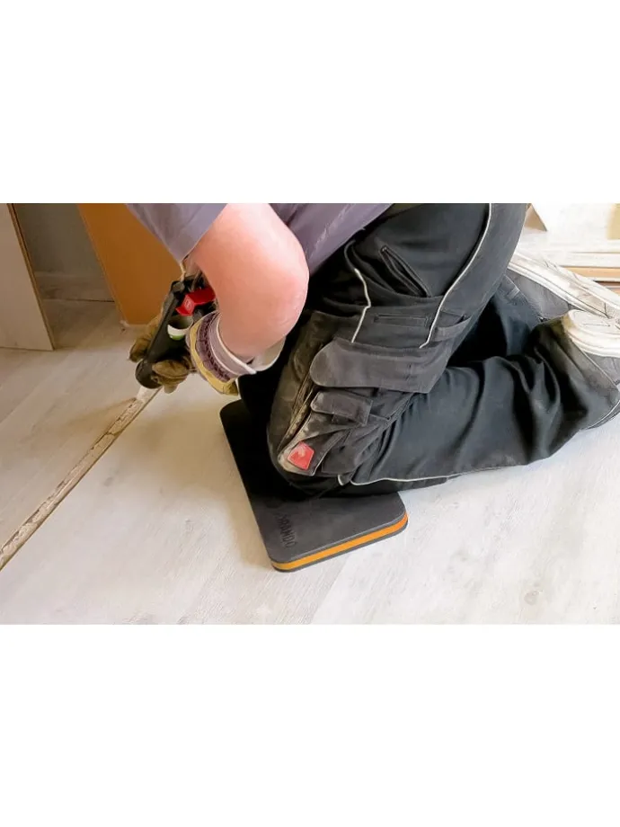 2x Premium Kniekissen für Garten Haus Werkstatt 44x22cm in orange