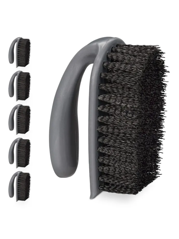 12x Scheuerbürste in Grau