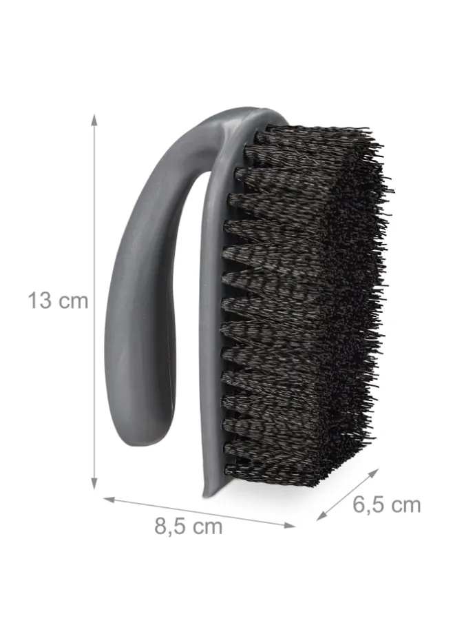 12x Scheuerbürste in Grau