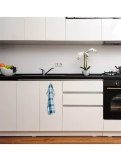 4x Türhaken in Silber