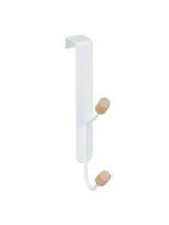 15x Türhaken in Weiß/Natur - (B)2 x (H)16 x (T)7 cm