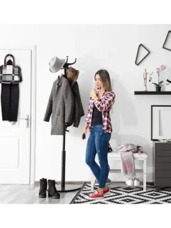 15x Türhaken in Weiß/Natur - (B)2 x (H)16 x (T)7 cm