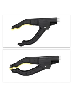 2x Universal Greifarm in Silber/Schwarz