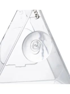 4x Vogelfutterhaus in Transparent