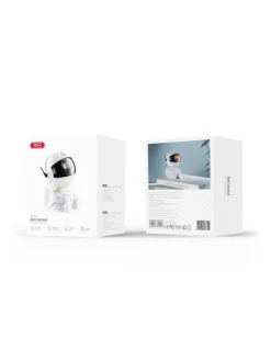 XO Projektor LED CF4 Astronaut Stern und Galaxie Weiß mit Fernbedienung in Weiß