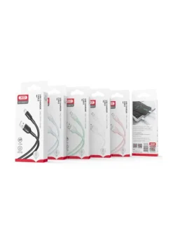 XO-Kabel NB212 USB - iPhone-Anschluss 1,0 m 2,1A weiß in Weiß