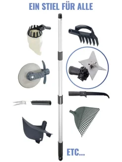 4-Zack Fugenkratzer in Schwarz/ Silber - Ø 10 cm