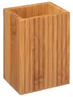 Zahnbürstenhalter in Helllbraun - (B)8,4 x (H)12,6 x (T)6,6 cm