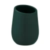 Zahnputzbecher in Dunkelgrün - (H)11 x Ø 8 cm