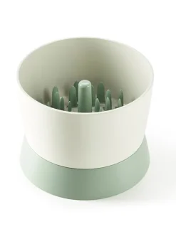 Zerkleinerer "Veggie Ricer" in Creme/ Grün - (H)11,4 x Ø11,6 cm