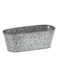 Zinkwanne 6er Set in Silber