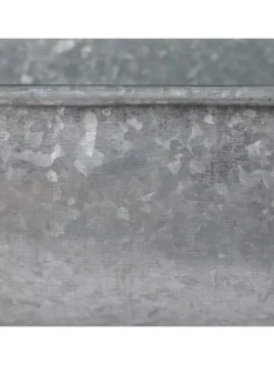 Zinkwanne 6er Set in Silber