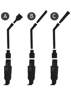 Zubehör-Set "HFACAR" in Schwarz