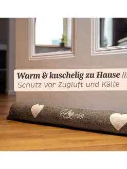 Zugluftstopper 90cm - Waschbarer Bezug - Energiesparend - Extra