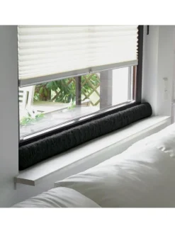 Zugluftstopper Fenster 2er-Pack in anthrazit