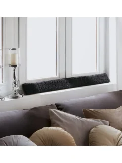 Zugluftstopper Fenster 2er-Pack in anthrazit