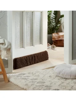 Zugluftstopper Tür in braun