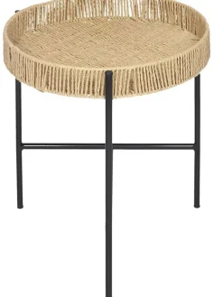 Zweisatztisch ''Pampa'' in Hellbraun/ Schwarz