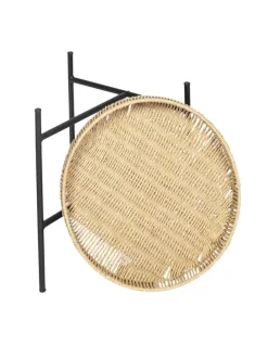 Zweisatztisch ''Pampa'' in Hellbraun/ Schwarz